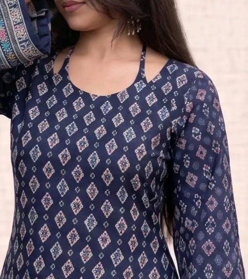 Trendy printed fancy tie-up kurti - Image 8
